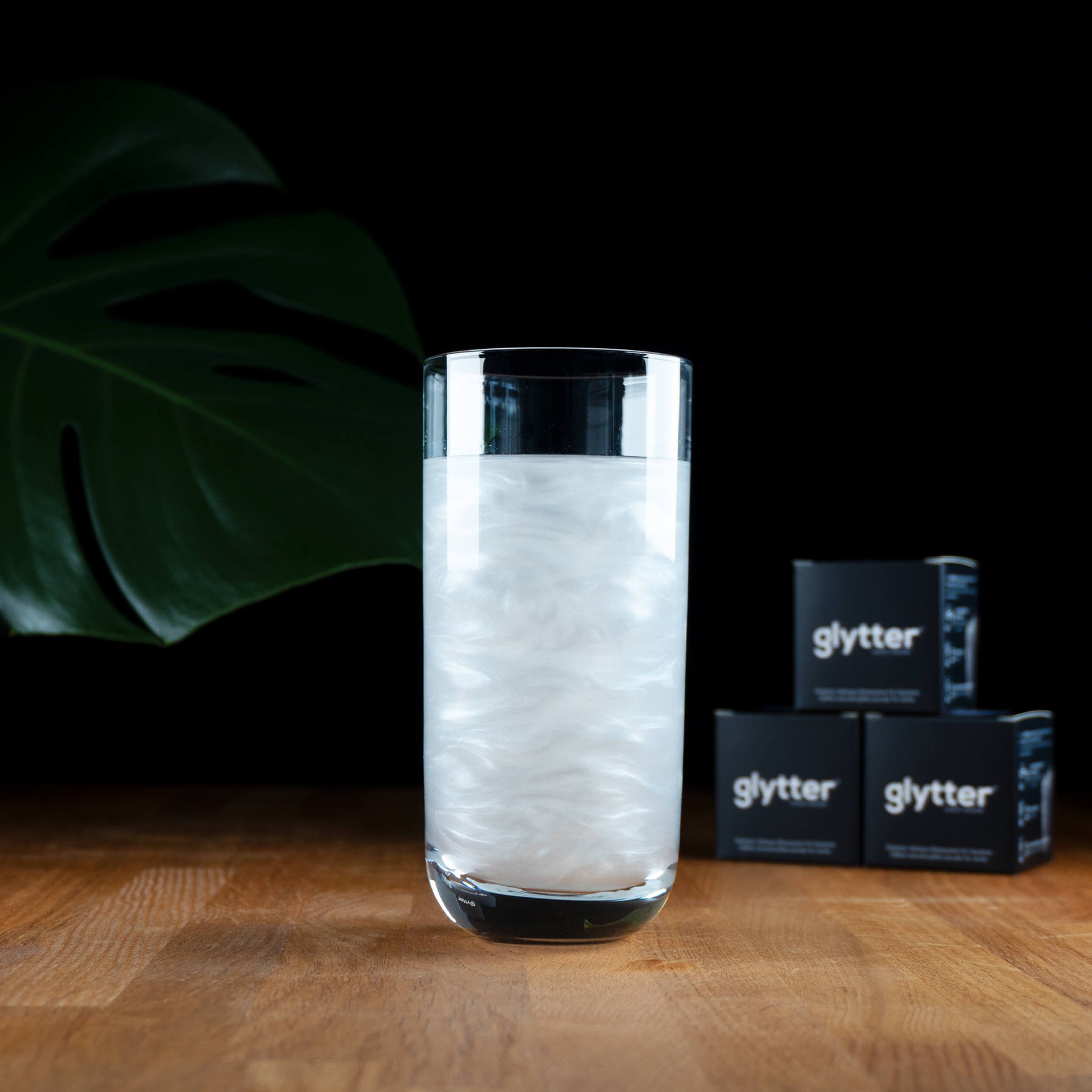 Glytterpulver - macht atemberaubenden Schimmer im Getränk - Silber (100g) - Vorteilspack