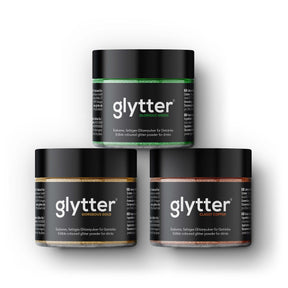 glytter® Set mit Gold, Grün & Kupfer Effektpulver