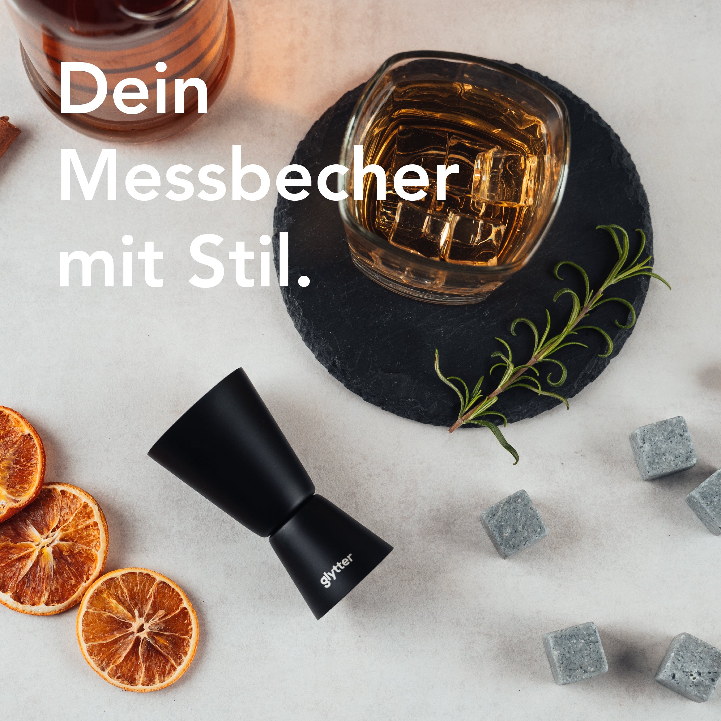 Premium Barmaß / Cocktail-Messbecher aus Edelstahl