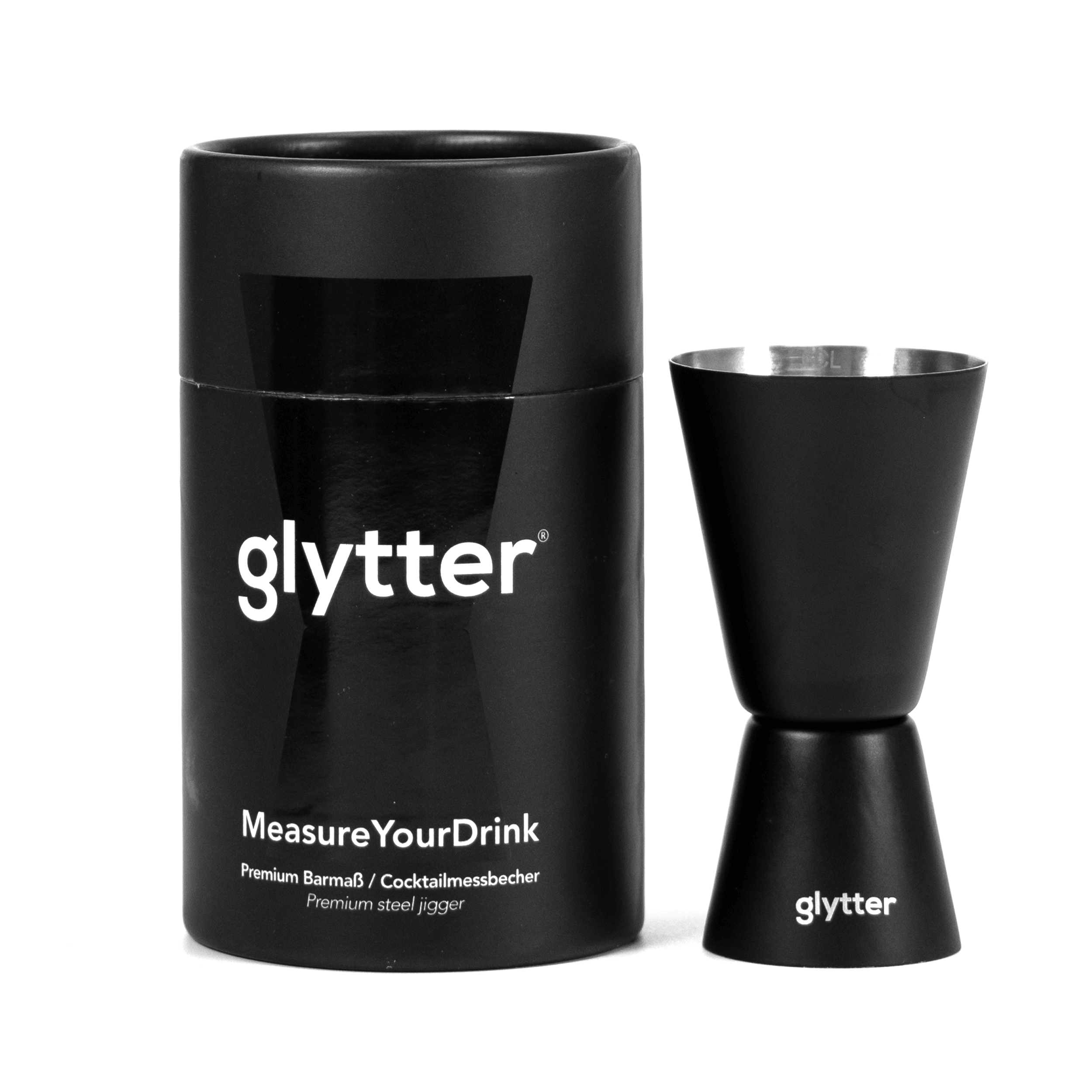 Premium Barmaß / Cocktail-Messbecher aus Edelstahl Premium Barmaß / Cocktail-Messbecher aus Edelstahl