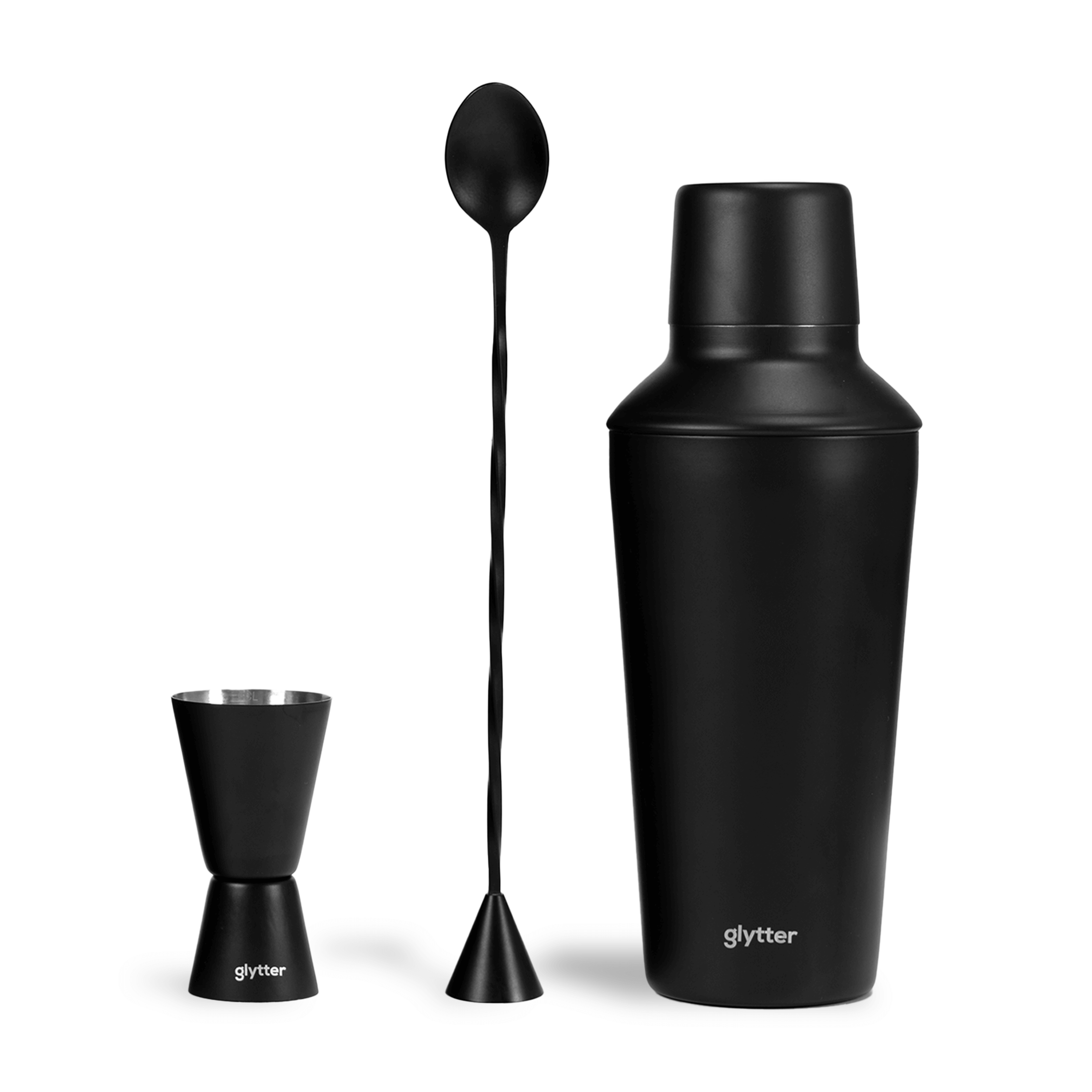 Premium Starter-Set (Cocktail-Shaker, Barmaß, Barlöffel)