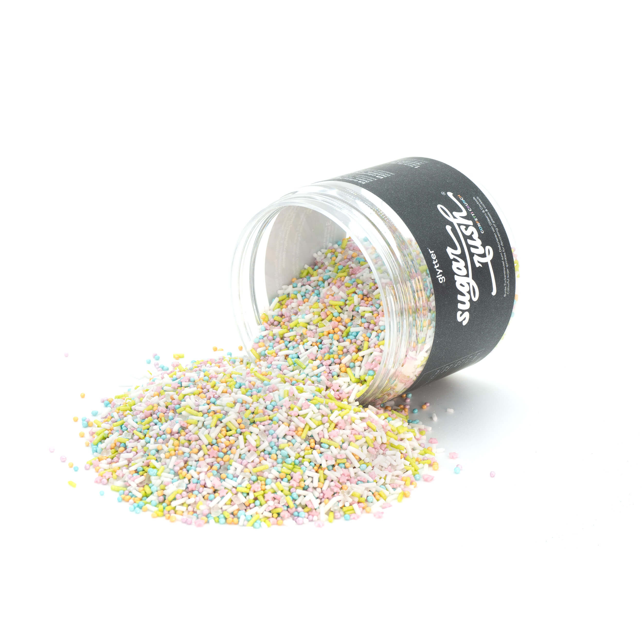 Zuckerrand für Gläser & Cocktails - Confetti Crunch (150g) MHD 23.01.2025