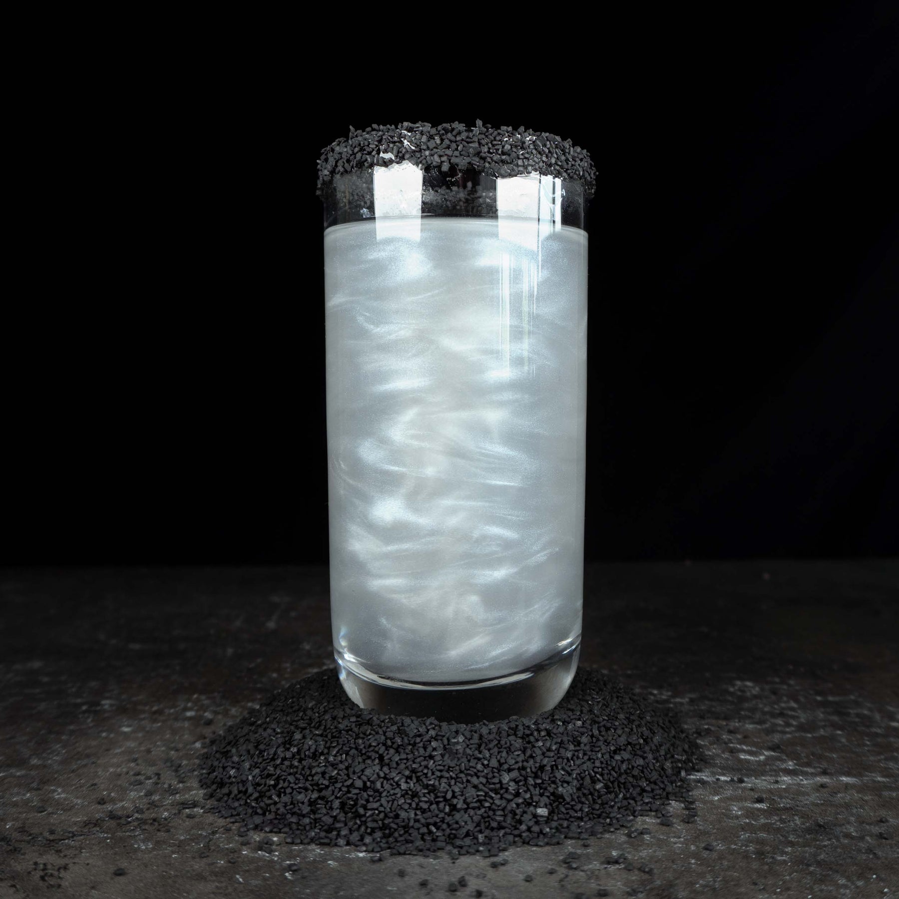 Zuckerrand für Gläser & Cocktails - Sugar Crystals Black