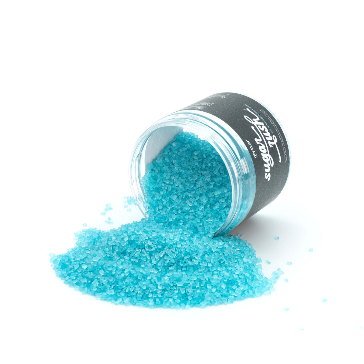 Zuckerrand für Gläser & Cocktails - Sugar Crystals Light Blue