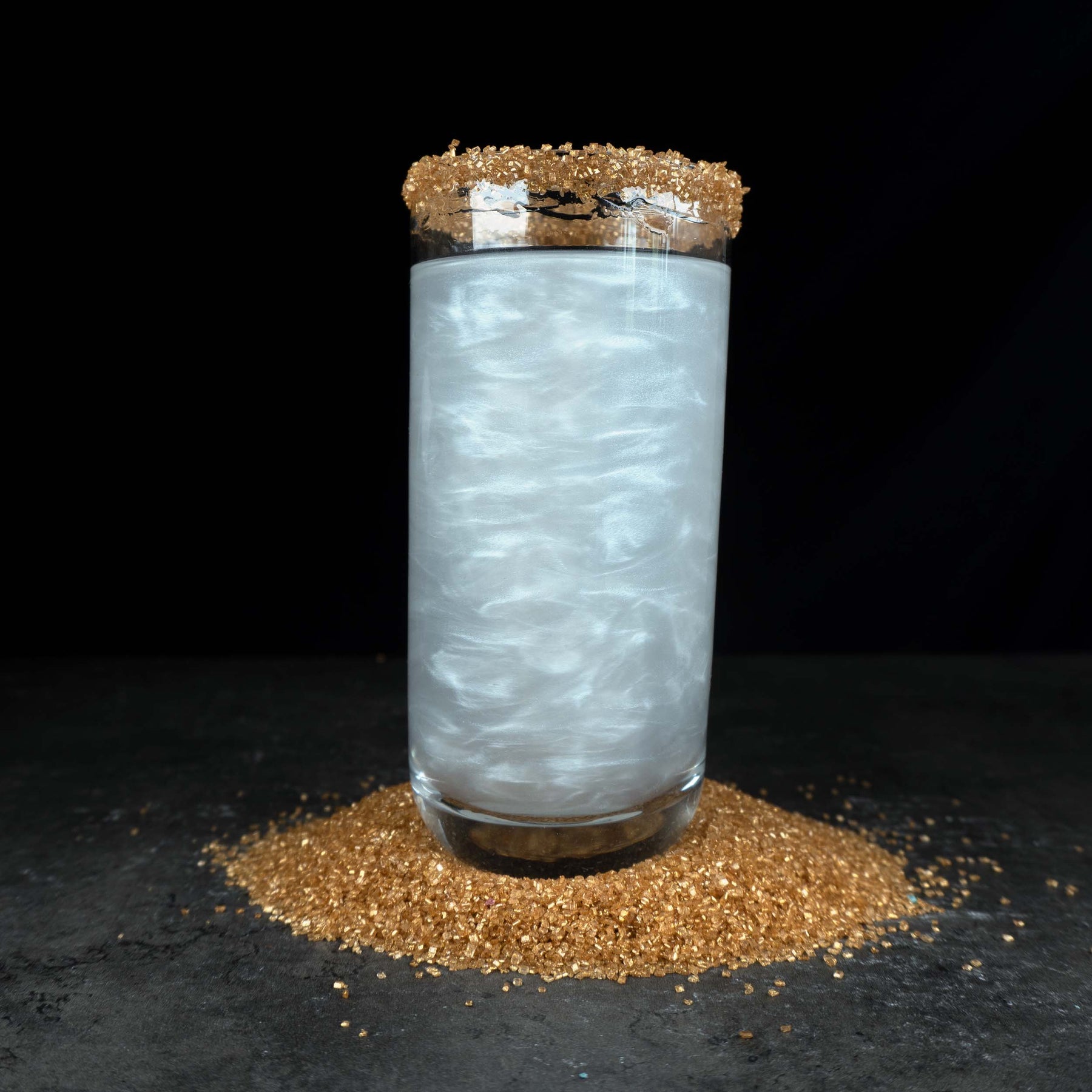 Zuckerrand für Gläser & Cocktails - Sugar Crystals (Gold) (150g)