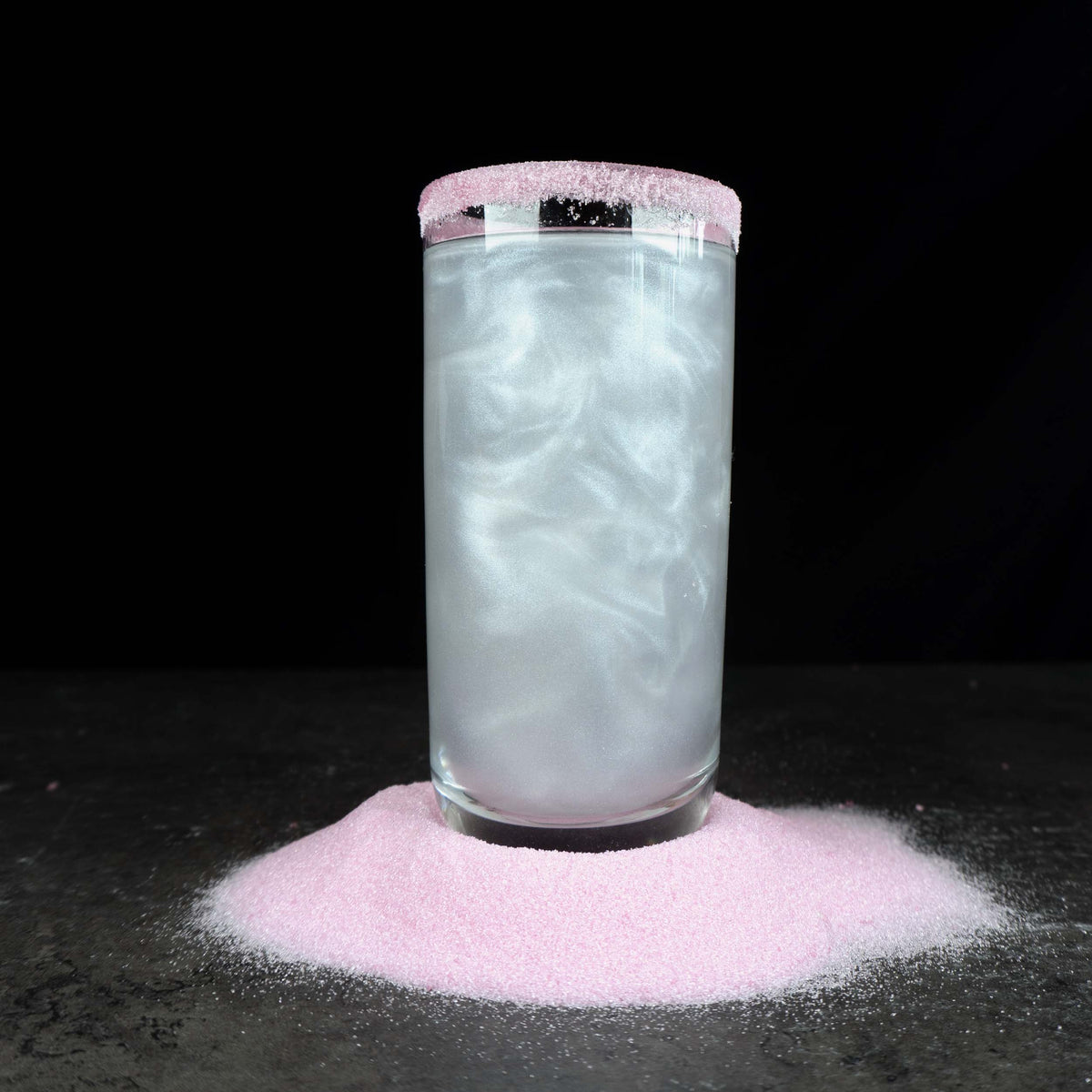 Zuckerrand für Gläser & Cocktails - Sugar Dust Pink